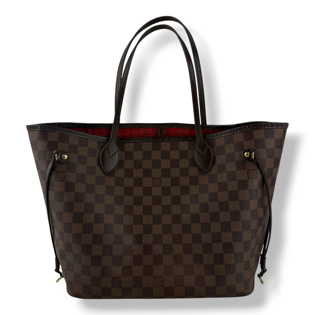Louis Vuitton Brown Damier Neverfull MM Handbag