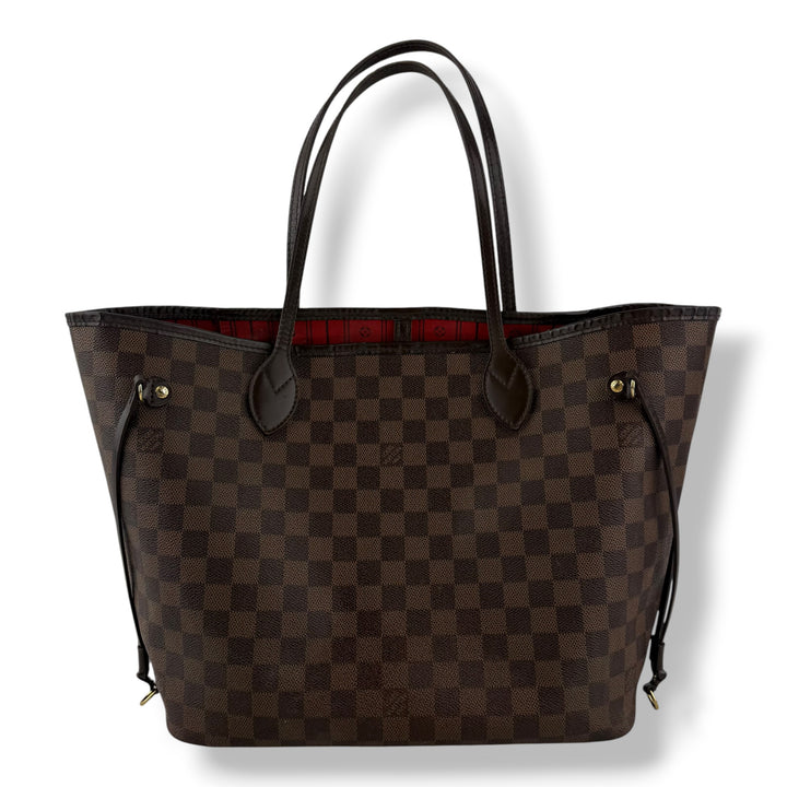 Louis Vuitton Brown Damier Neverfull MM Handbag