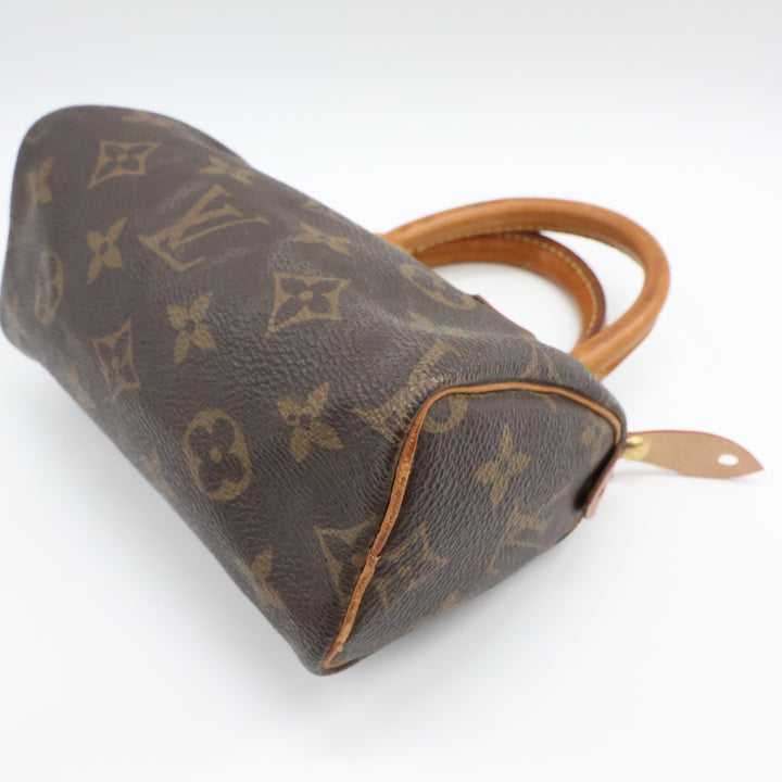 Louis Vuitton Nano Speedy Brown Monogram Handbag