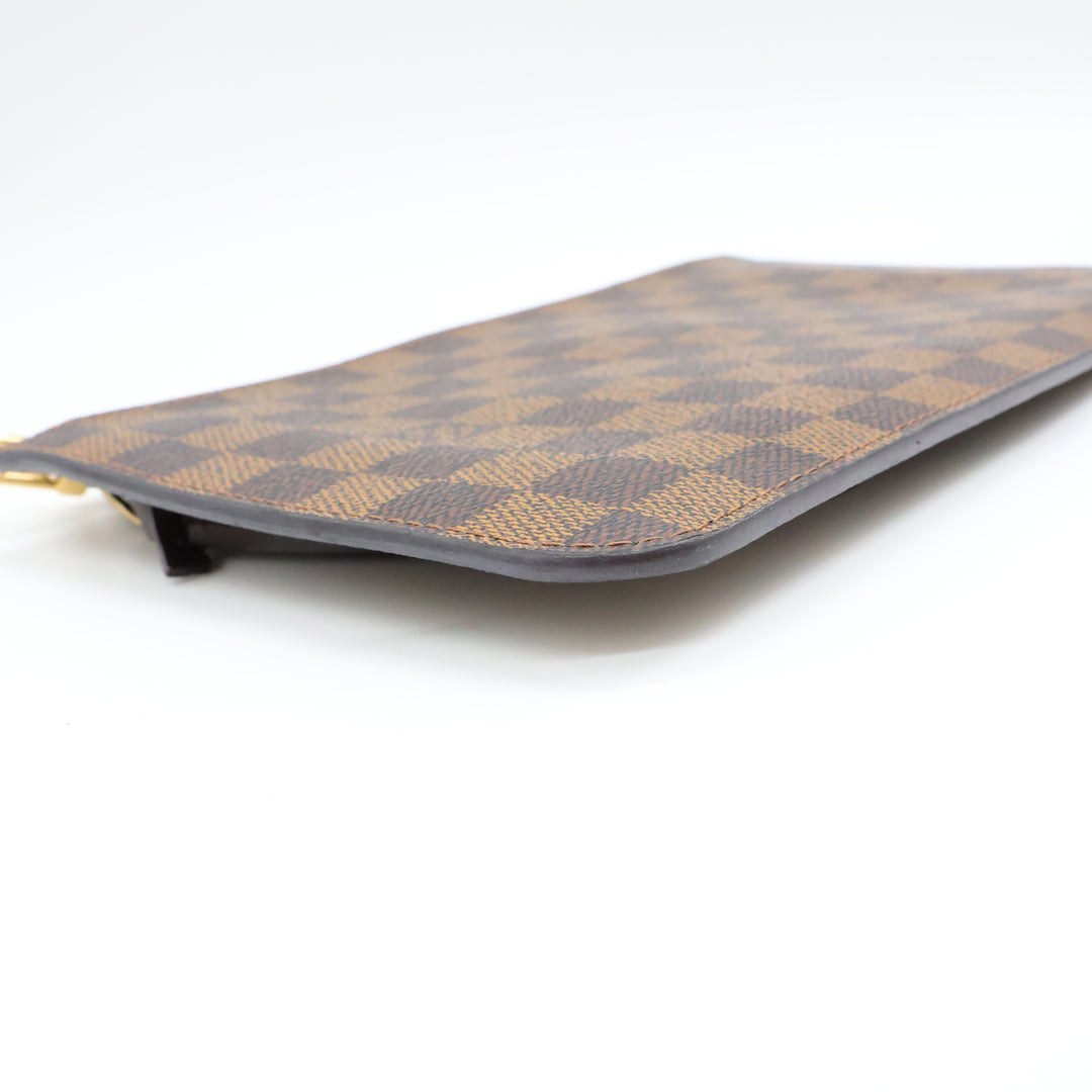 Louis Vuitton Damier Ebene Neverfull MM Clutch Pouch
