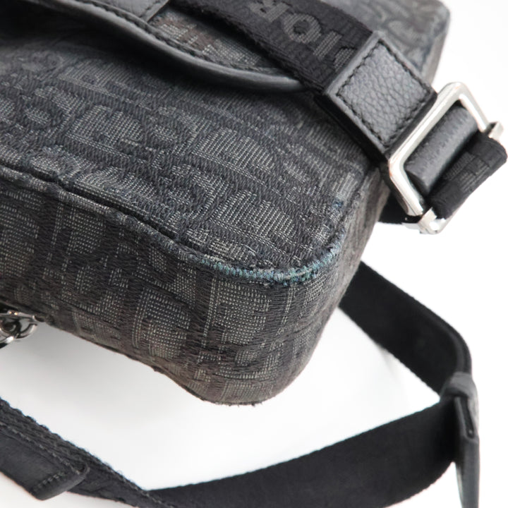 Dior Black Safari Messenger Crossbody Bag