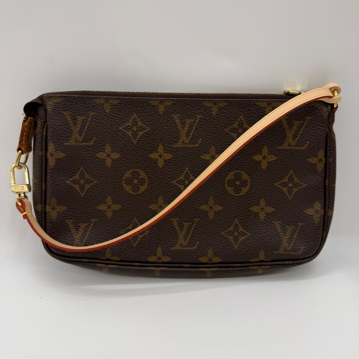 Louis Vuitton Pochette Accessories Brown Monogram Clutch Bag