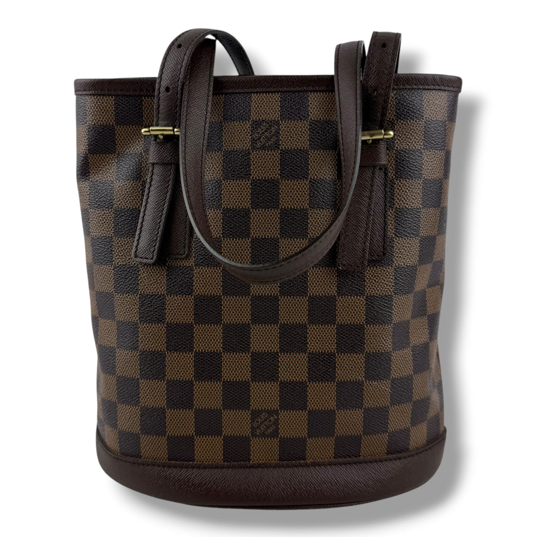 Louis Vuitton PM Bucket Tote Brown Damier Handbag