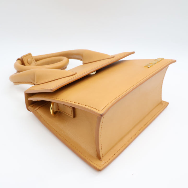 Jacquemus Le Chiquito Noeud Tan Crossbody Handbag