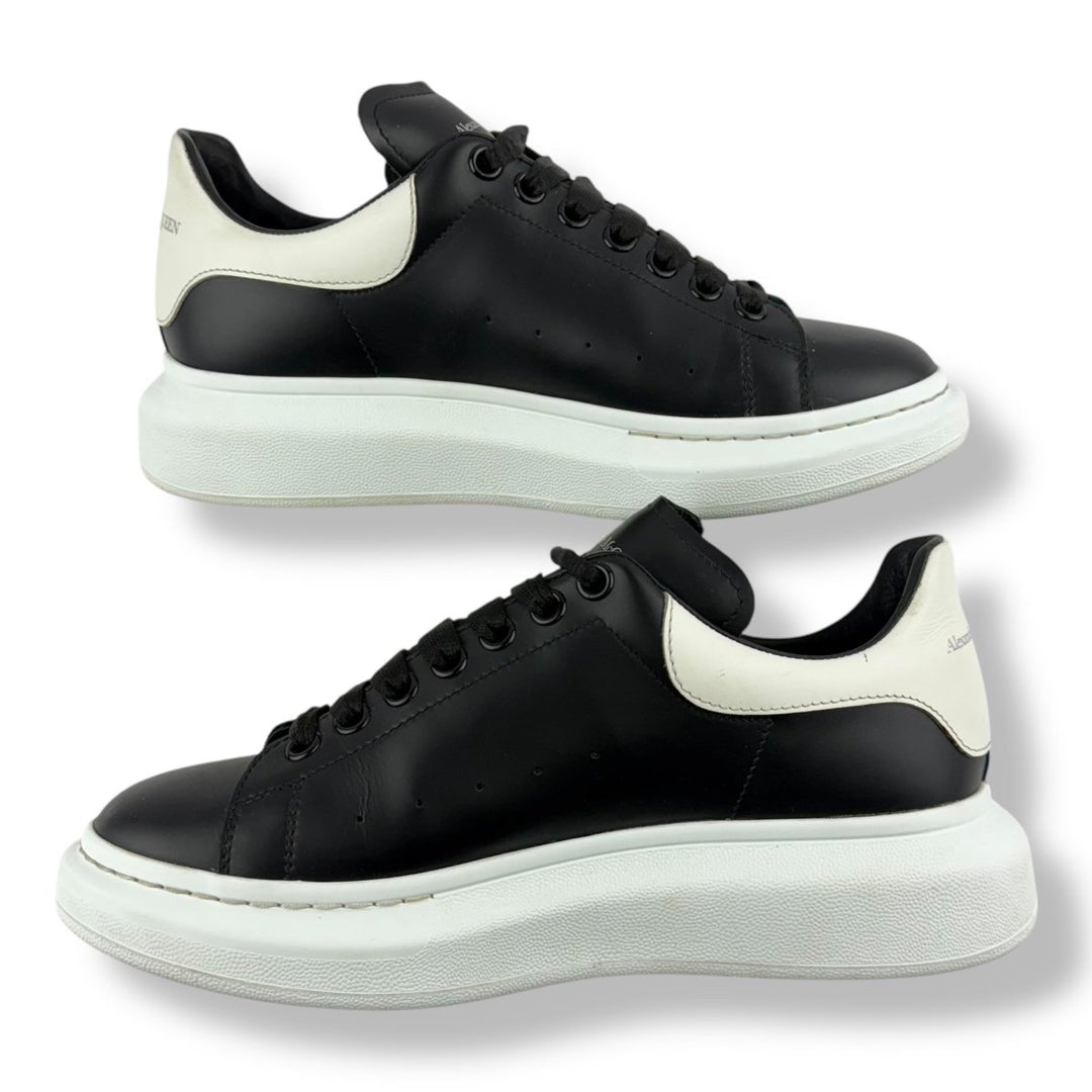 Alexander McQueen Runway Black White Leather UK 7 / EU 41 - Lux Central