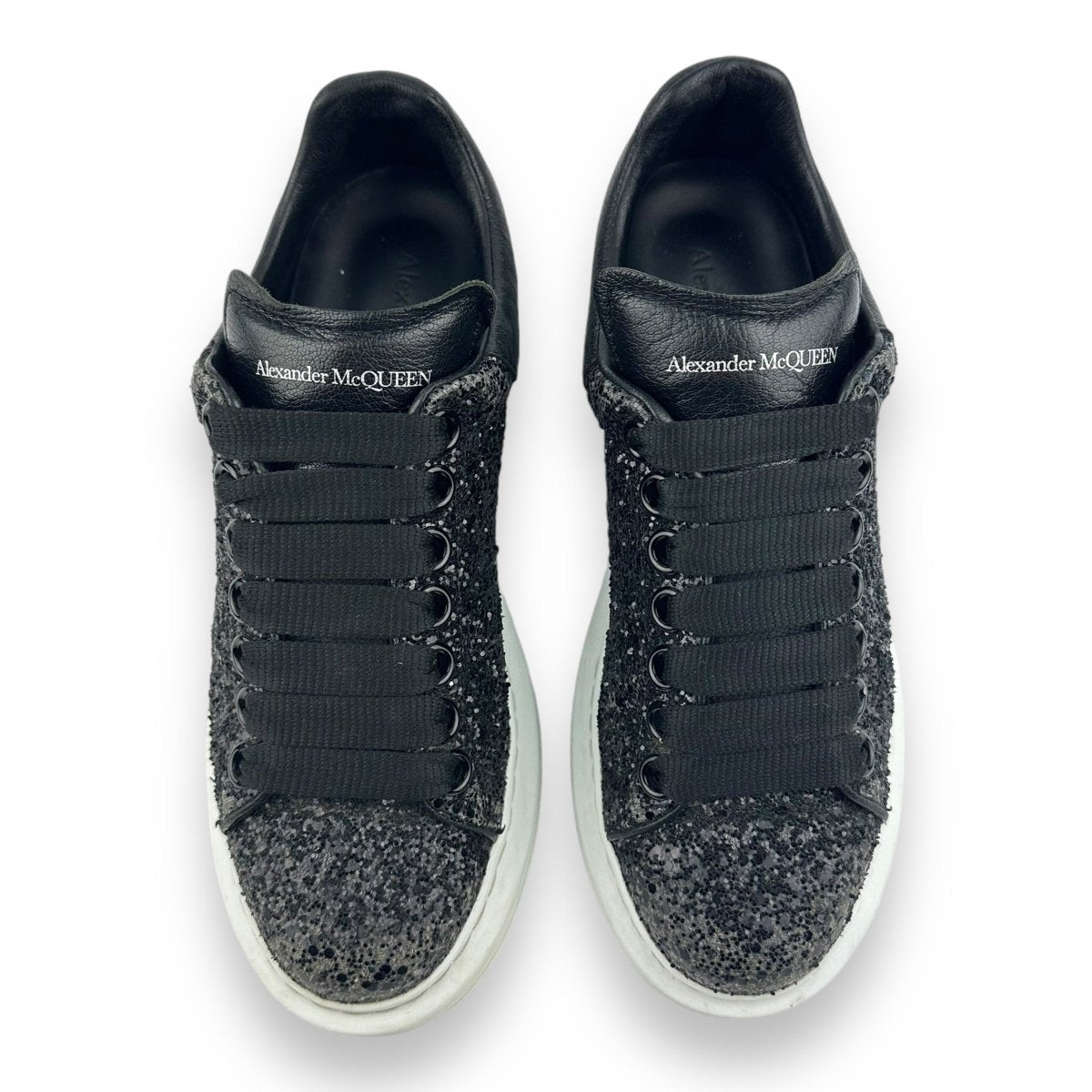 Alexander mcqueen glitter runway sneakers online