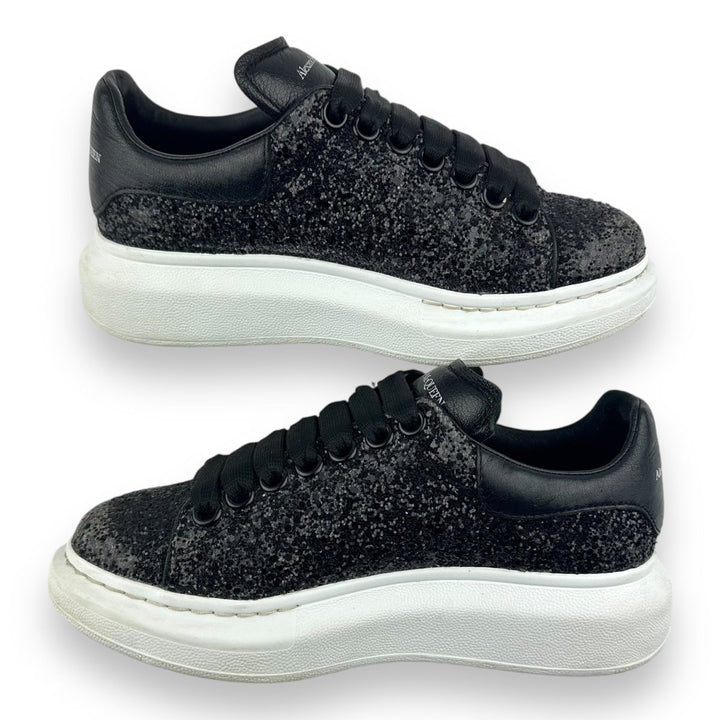 Alexander McQueen Runway Black/White Glitter UK 2 / EU 35 - Lux Central