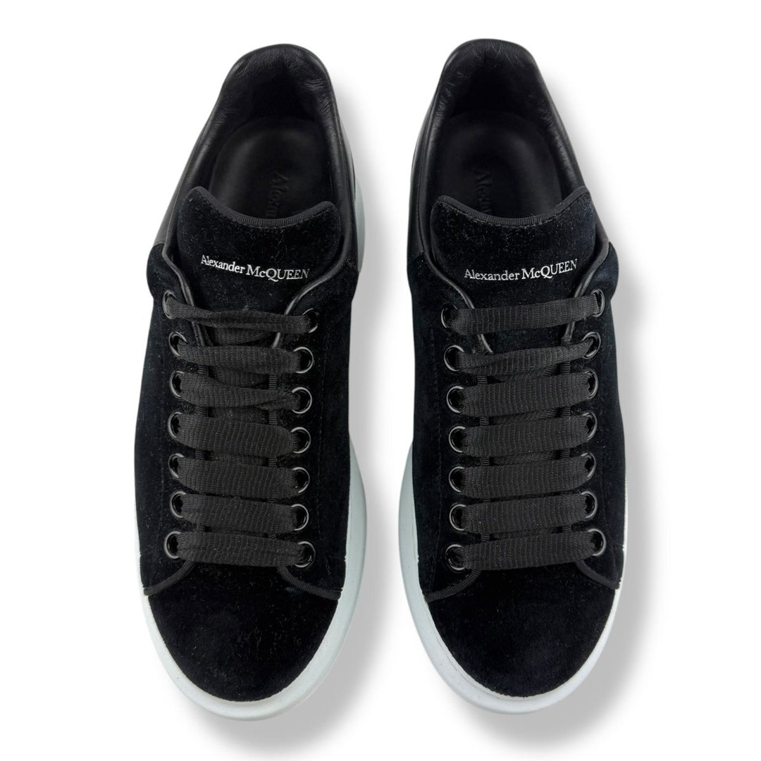 Alexander McQueen Runway Black/White Velvet UK 4.5 / EU 37.5 - Lux Central