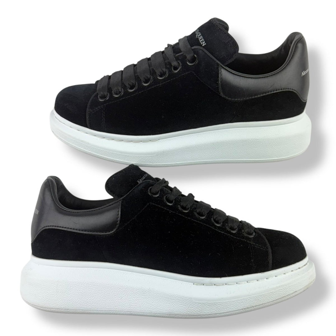 Alexander McQueen Runway Black/White Velvet UK 4.5 / EU 37.5 - Lux Central