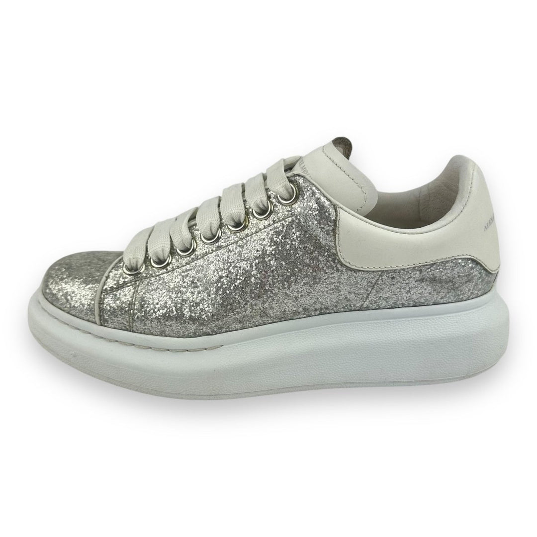 Alexander McQueen Runway Silver/White Glitter UK 4 / EU 37 - Lux Central