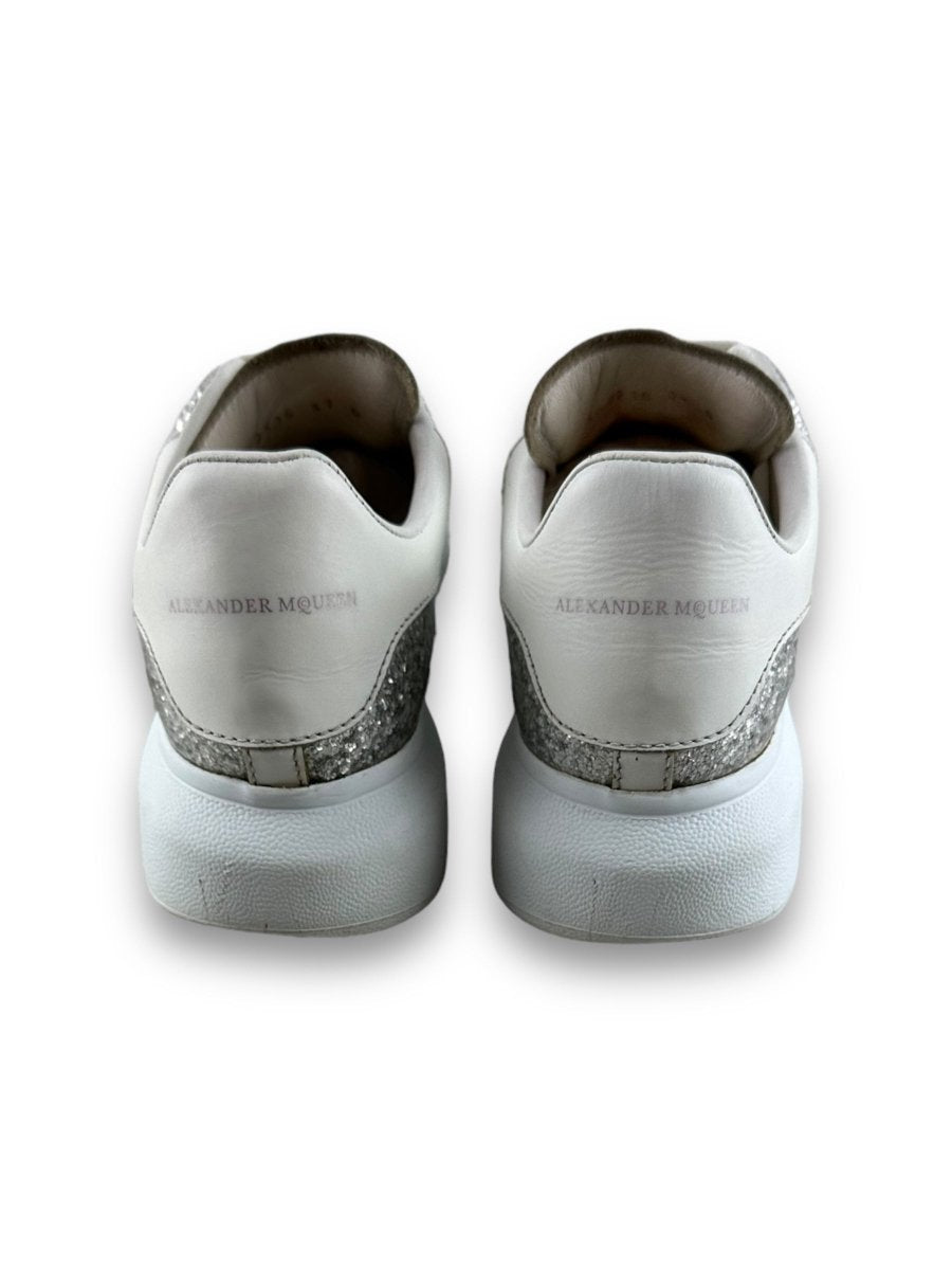 Alexander McQueen Runway Silver/White Glitter UK EU 37 Lux