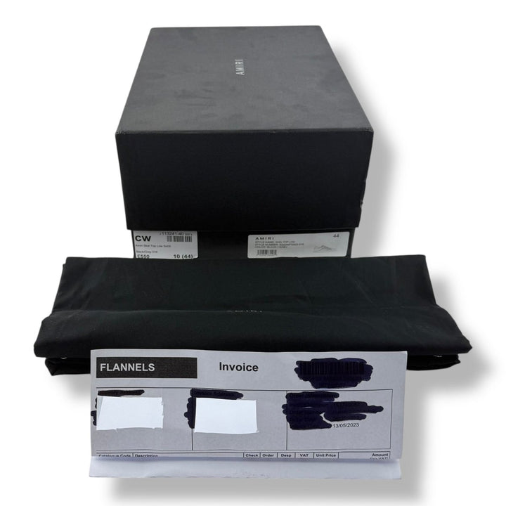 Amiri Low Skeleton Black/Grey/White UK 10 / EU 44 - Lux Central