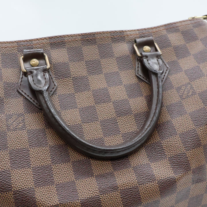 Louis Vuitton Speedy 30 Brown Damier Ebene Handbag