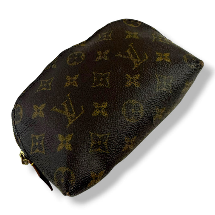 Louis Vuitton Brown Monogram PM Travel Cosmetic Pouch