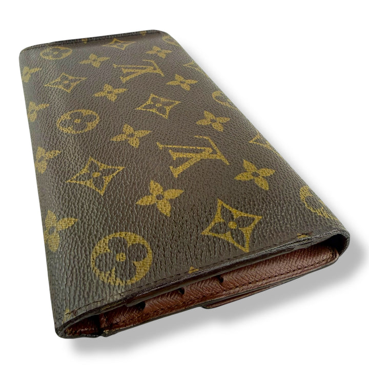 Louis Vuitton Trifold Brown Monogram Femme Wallet