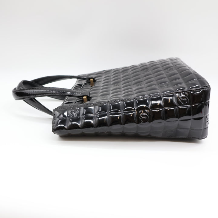 CHANEL Chocolate Bar Tote Bag Matelassé