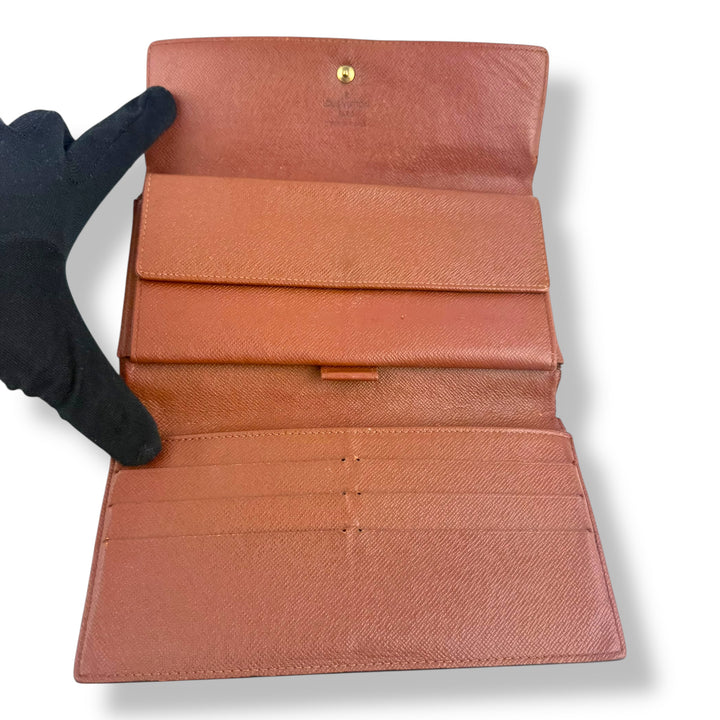 Louis Vuitton Trifold Brown Monogram Femme Wallet