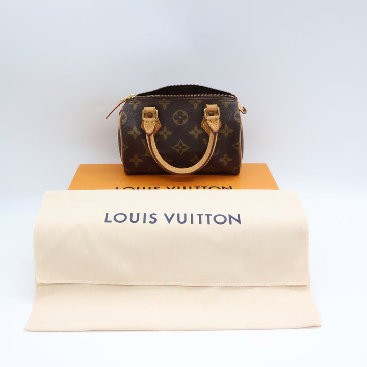 Louis Vuitton Nano Speedy Brown Monogram Handbag