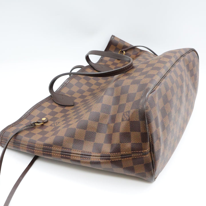 Louis Vuitton Brown Damier Neverfull MM Handbag