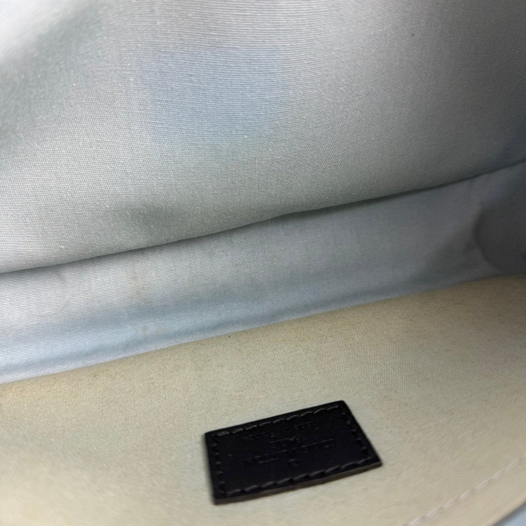 Louis Vuitton Monogram Mini Lin Pochette Kathleen Blue Bag