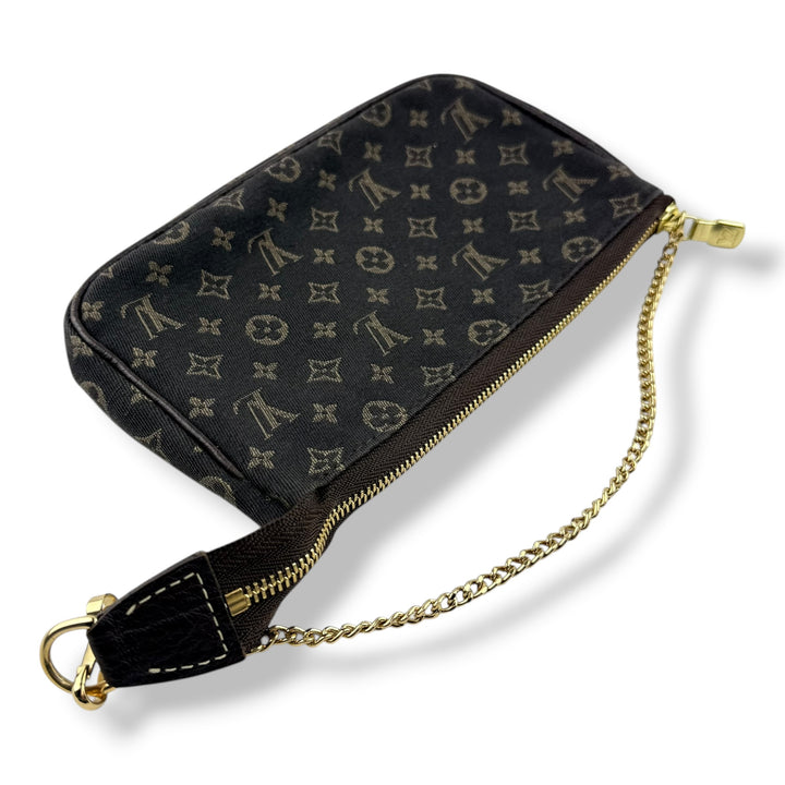 Louis Vuitton Medium Pochette Accessories Lin Monogram Clutch Bag