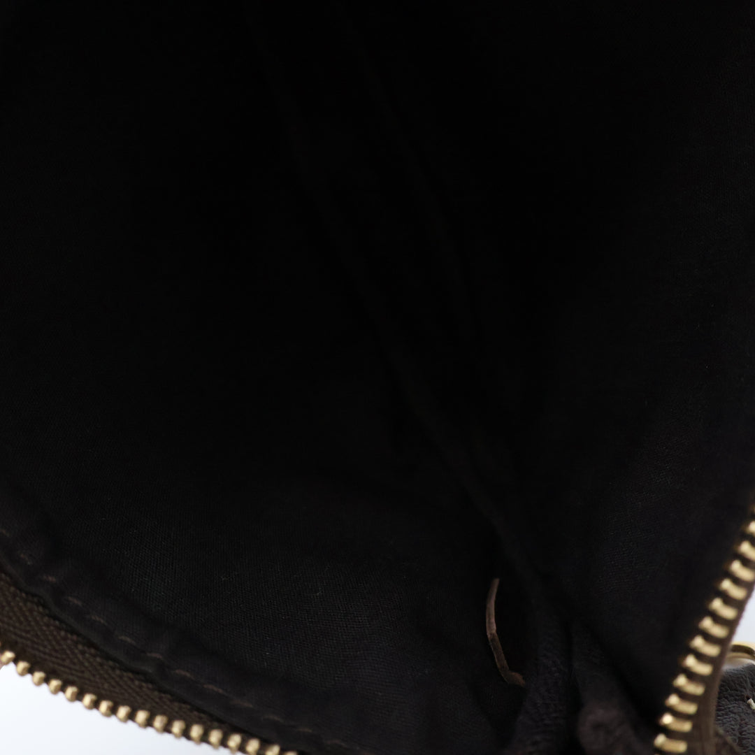 Louis Vuitton Medium Pochette Accessories Lin Monogram Clutch Bag