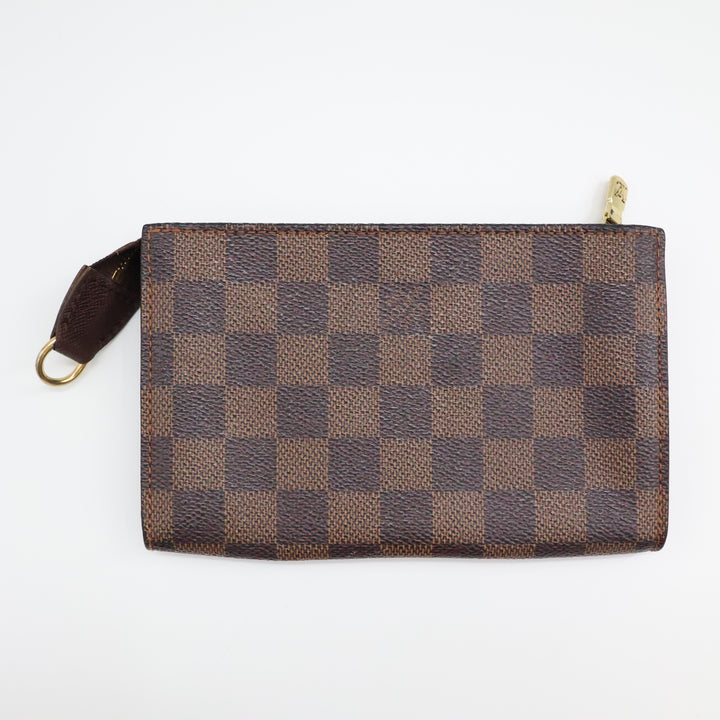 Louis Vuitton Brown Damier Classic Signature Mini Bucket Pouch Bag