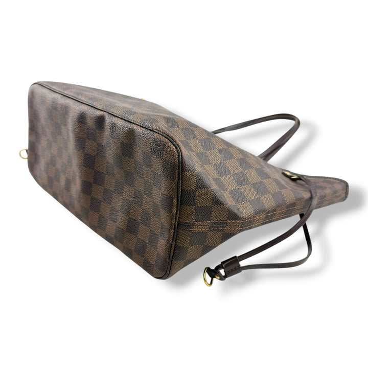 Louis Vuitton Brown Damier Neverfull MM Handbag