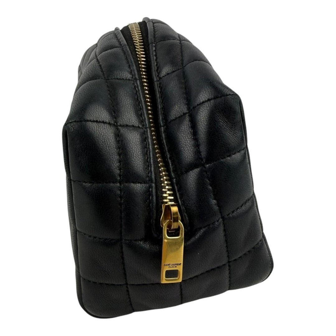 Saint Laurent Cassandre Cosmetic Black Pouch