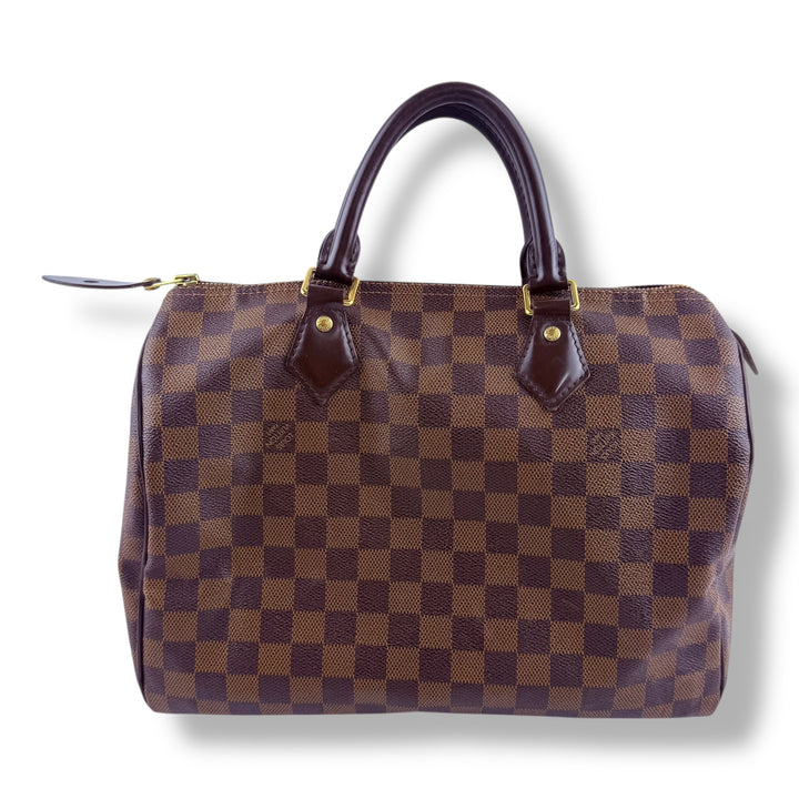 Louis Vuitton Speedy 30 Brown Damier Ebene Handbag