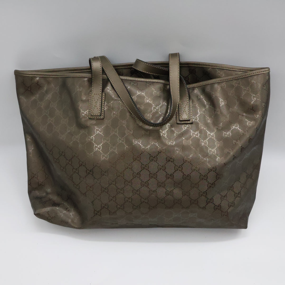 Gucci GG Gold Imprime Canvas Tote Bag
