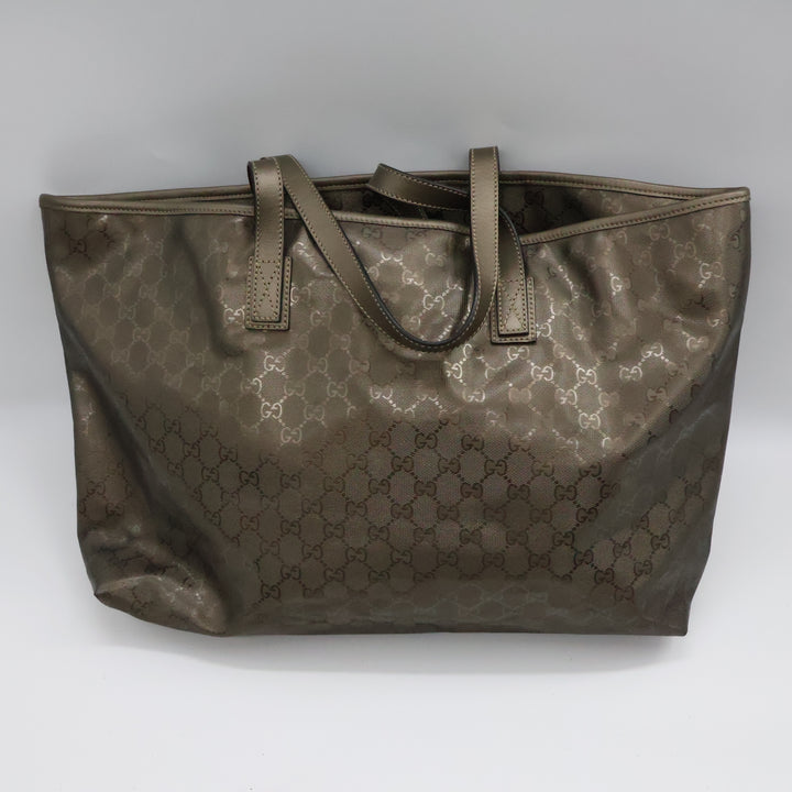 Gucci GG Gold Imprime Canvas Tote Bag