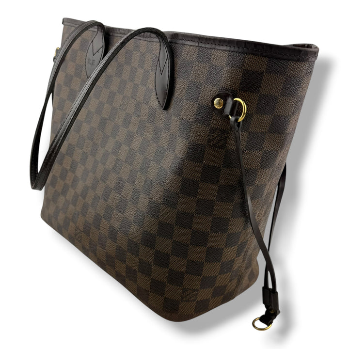 Louis Vuitton Brown Damier Neverfull MM Handbag