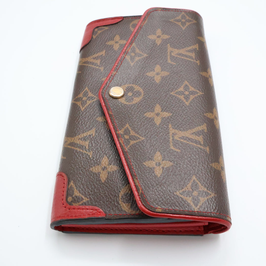 Louis Vuitton Retiro Brown Monogram Femme Wallet