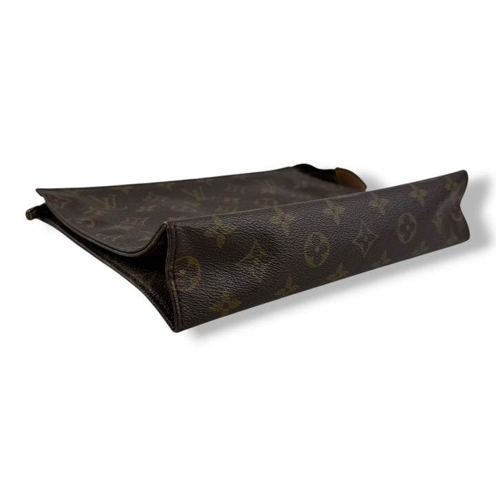 Louis Vuitton Vintage Brown Monogram Toiletry Pouch 26 Bag