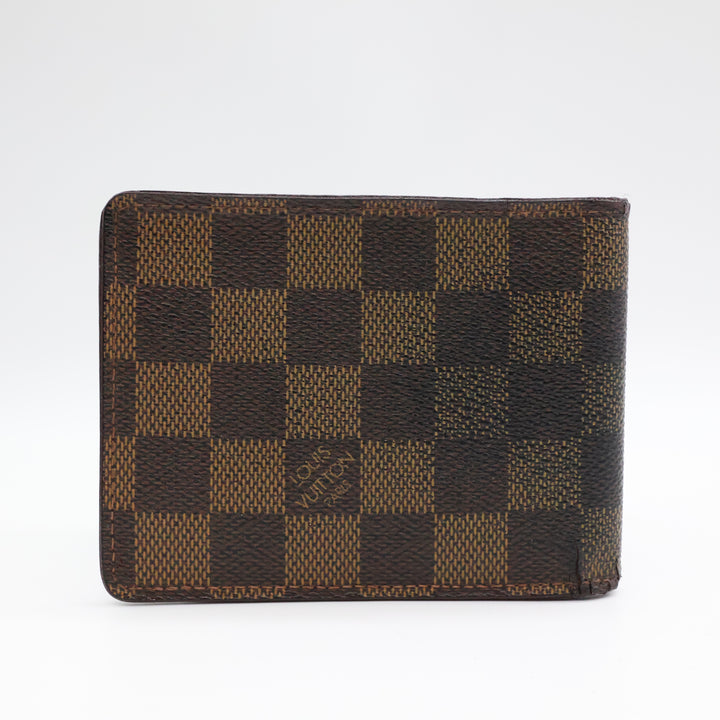 Louis Vuitton Vintage Bifold Brown Damier Wallet