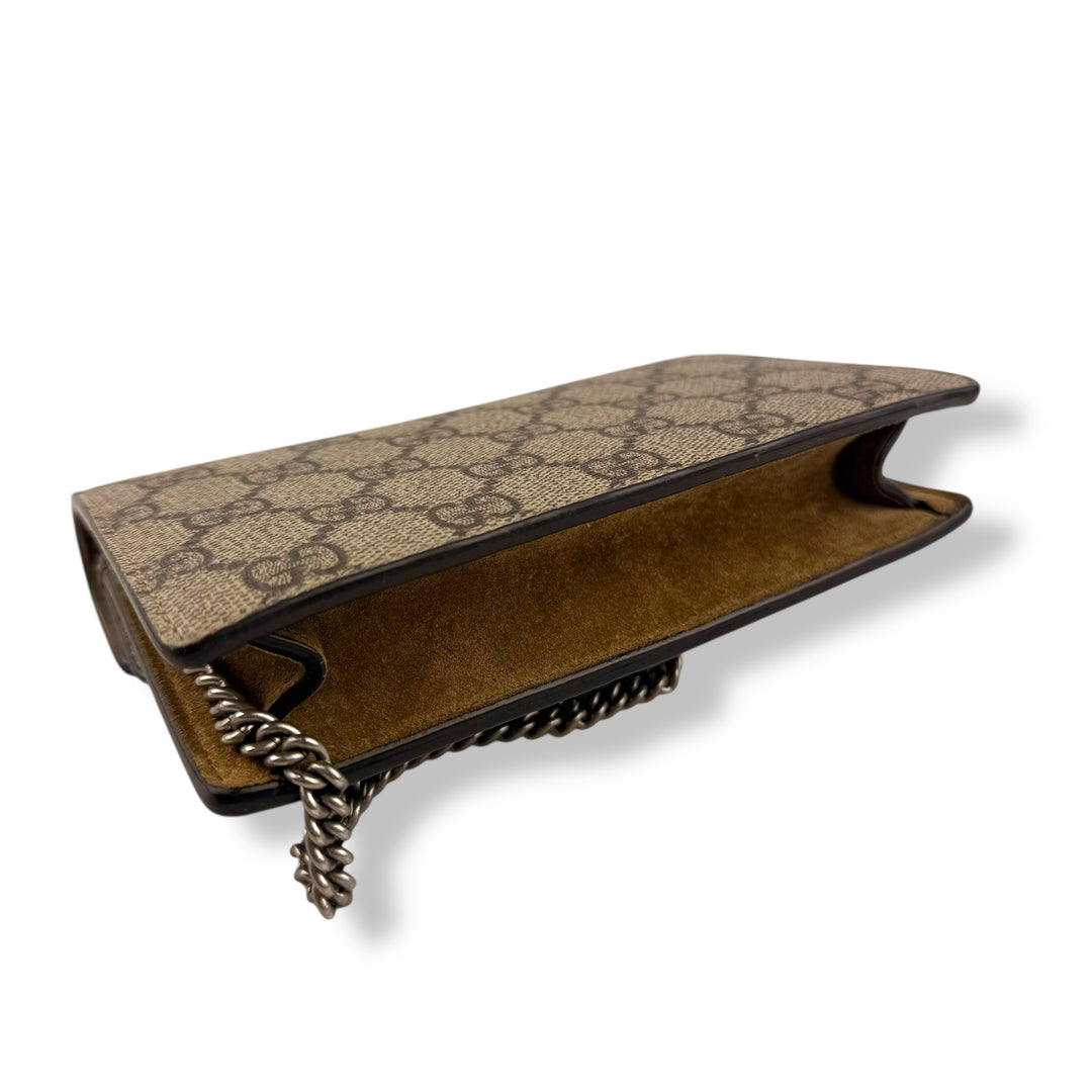 Gucci GG Dionysus Beige Super Mini Handbag