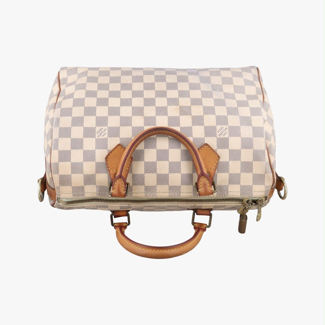 Louis Vuitton Damier Azur Speedy Bandouliere 35 Handbag