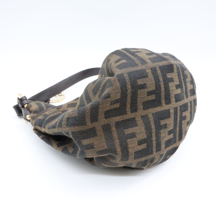 Fendi Zucca Hobo FF Monogram Mini Chef Handbag