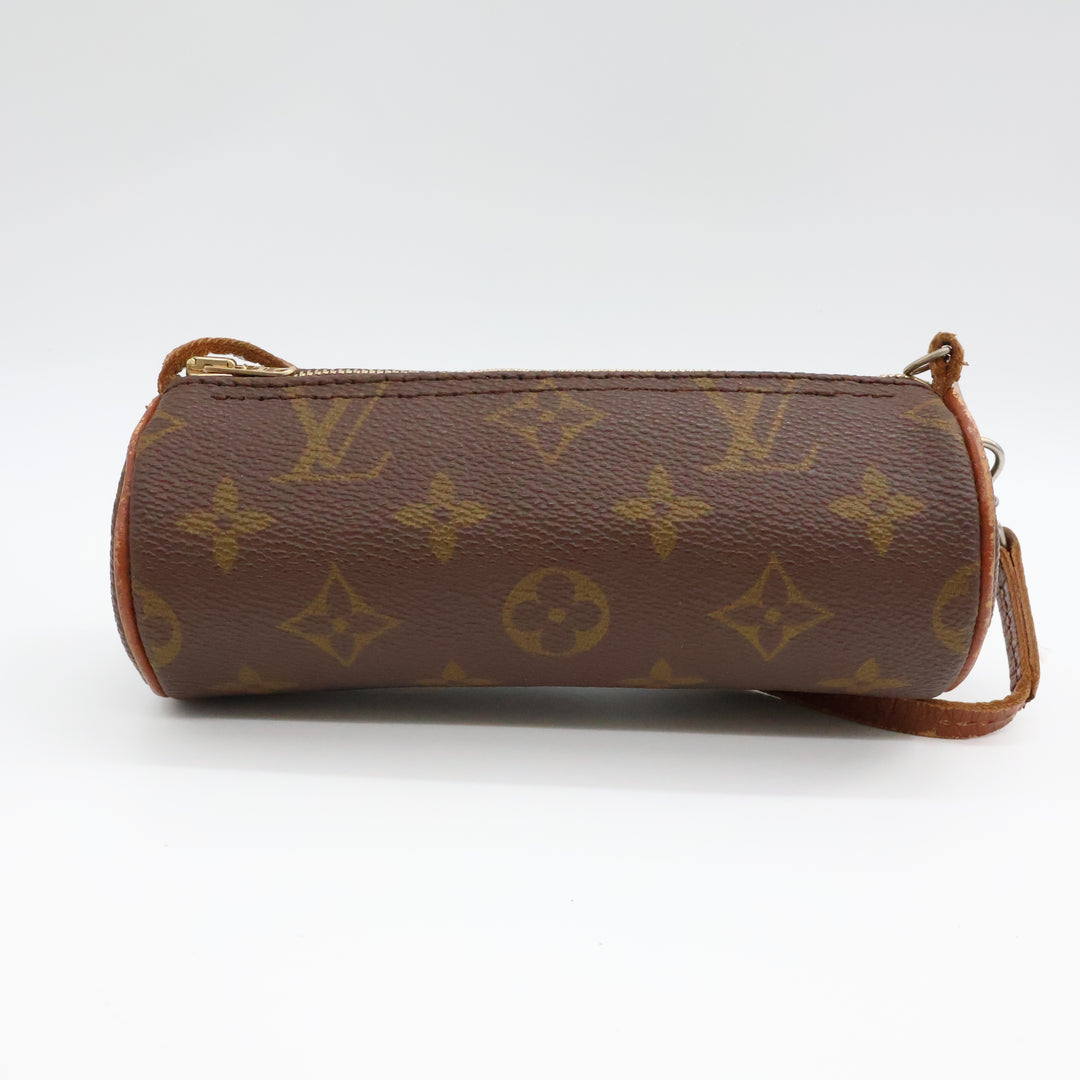 Louis Vuitton Vintage Brown Monogram Mini Papillon Pouch