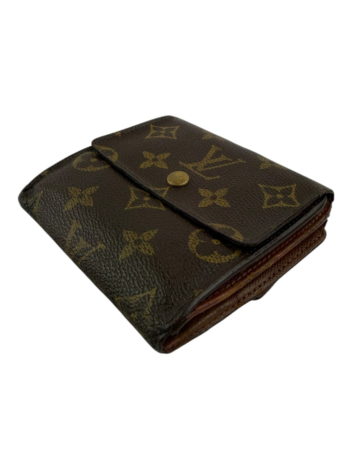 Louis Vuitton Vintage Brown Monogram Compact Bifold Wallet Purse