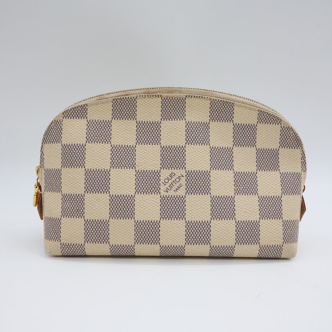 Louis Vuitton Damier Azur Travel Cosmetic PM Pouch