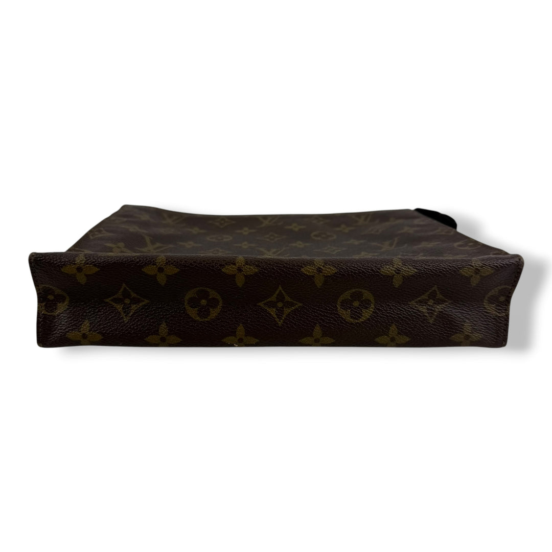 Louis Vuitton Vintage Brown Monogram Toiletry Pouch 26 Bag