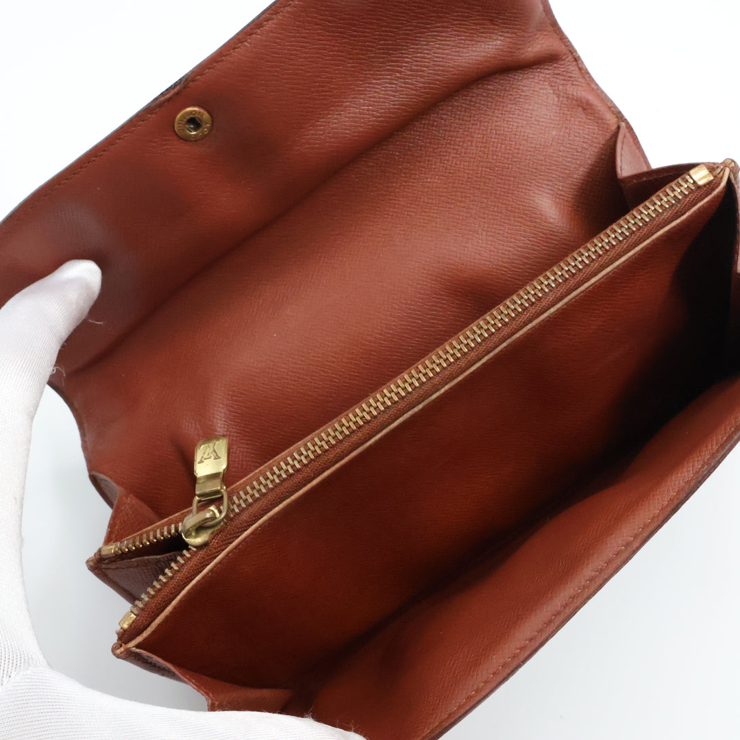 Louis Vuitton Sarah Brown Monogram Femme Wallet 8602