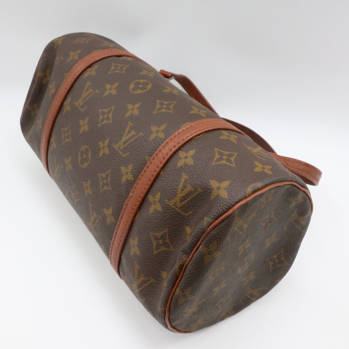 Louis Vuitton Vintage Brown Monogram Papillon 30 Handbag