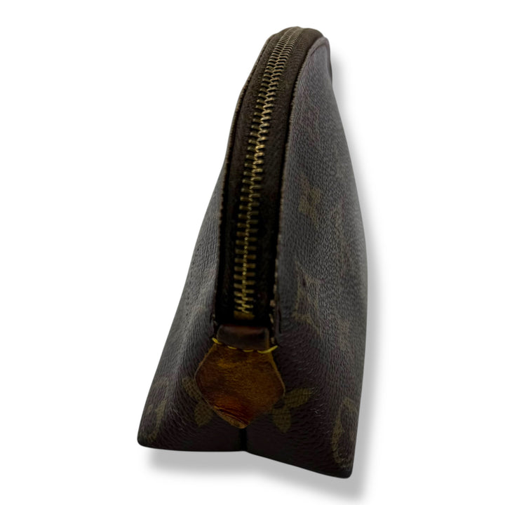 Louis Vuitton Brown Monogram PM Travel Cosmetic Pouch