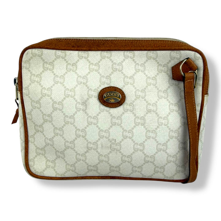 Gucci Plus White Monogram Clutch Pouch Bag