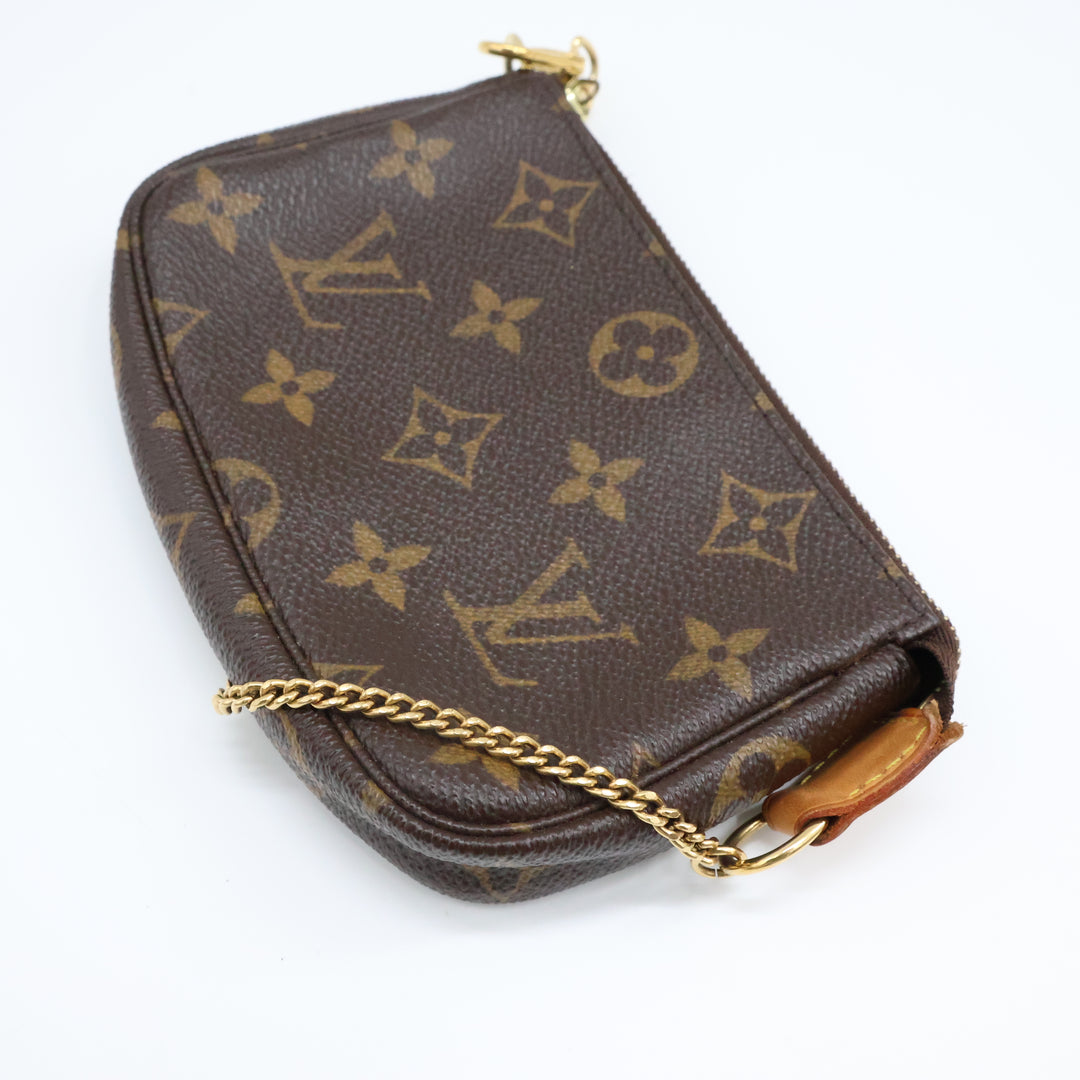 Louis Vuitton Mini Pochette Accessories Brown Monogram Bag