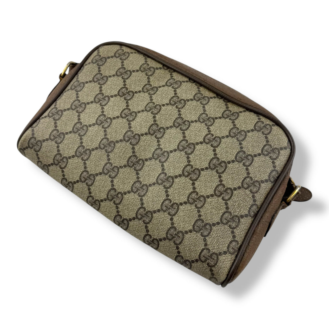 Gucci Vintage Beige Sherry Line Crossbody Handbag