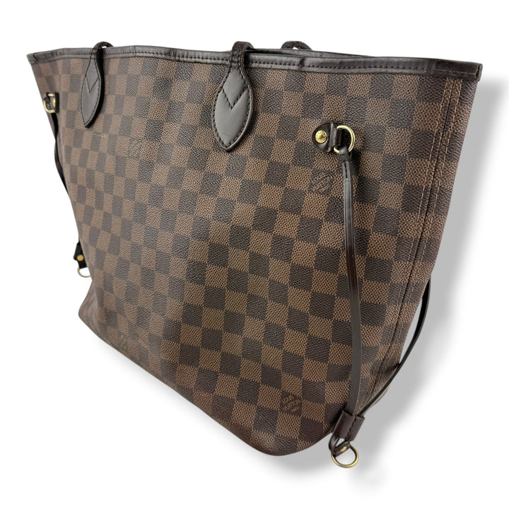 Louis Vuitton Brown Damier Neverfull MM Handbag